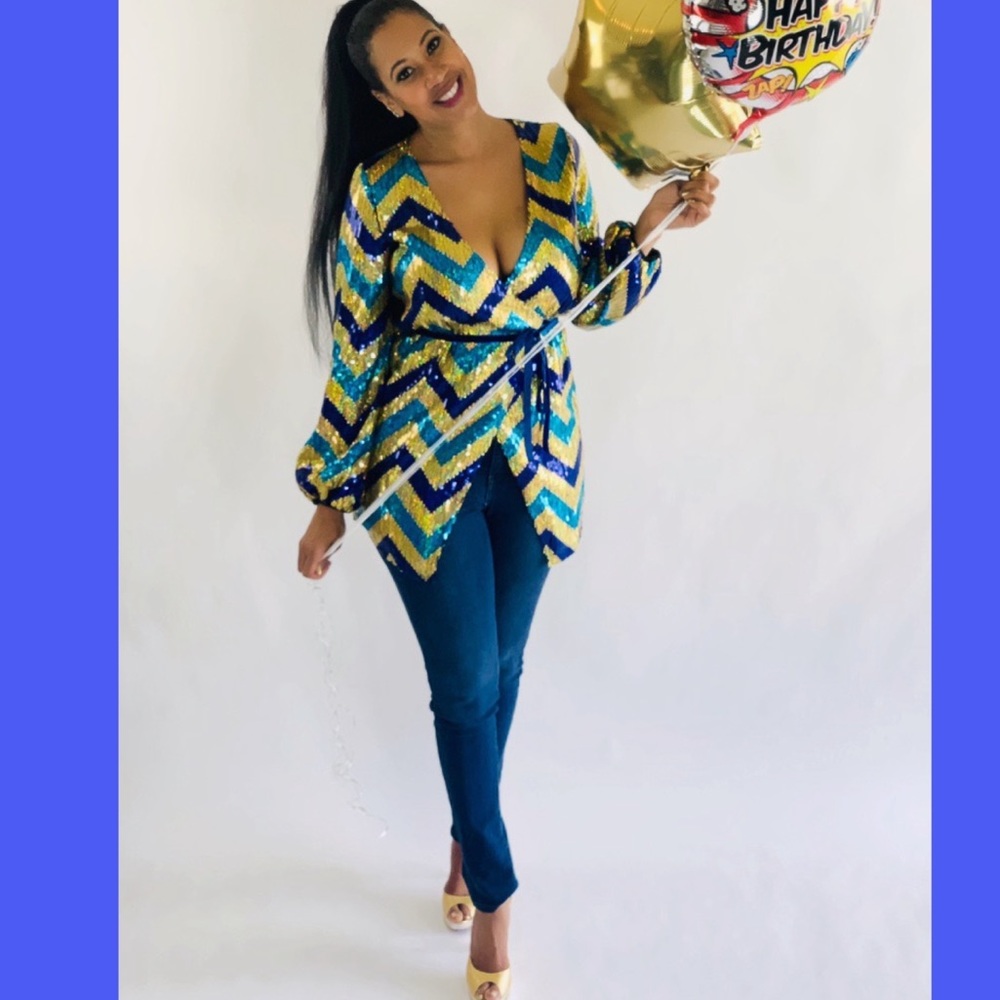 NEW!! Fashion Nova sequins top!
